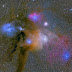 Những đám mây đầy màu sắc gần Rho Ophiuchi
