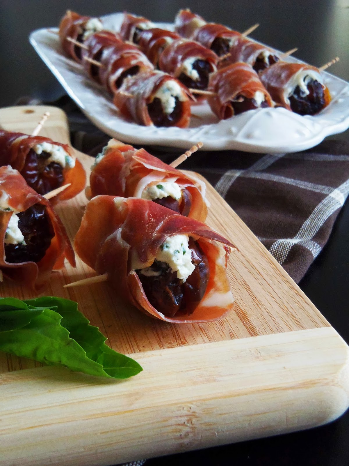 Simply Romanesco Goat Cheese Stuffed Dates
