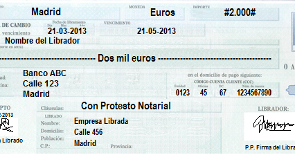 DESCUENTO DE LETRA descuento de letra:
