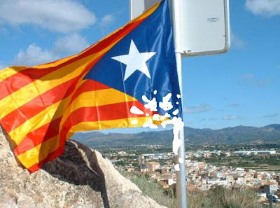 "Io numés soc català i crec que el Garson es un filldaputa" Estelada+semen