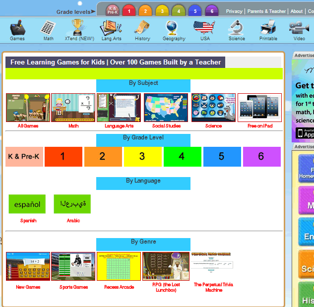 free ware learning game