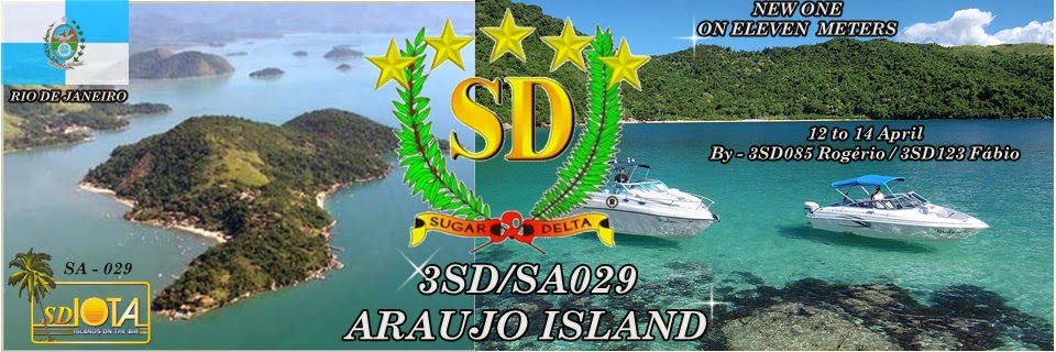 3SD/SA029 - ARAUJO ISLAND,  field opetation, iota, island on the air, eleven meters, sa029
