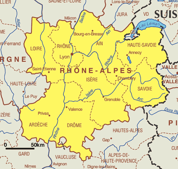 Rhone Alpes Region