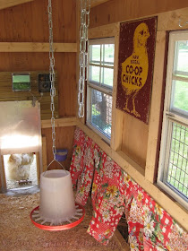 The Chicken Chick®: Chicken Nest Box Curtains- More than a Fashion