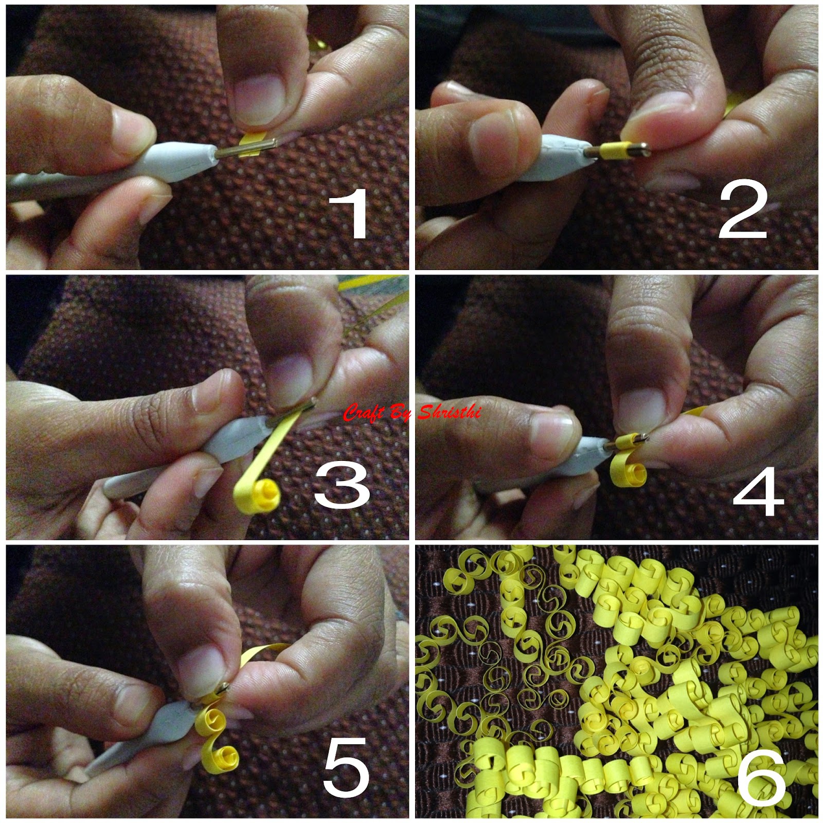 Craft Fantasee Quilling tutorial Face