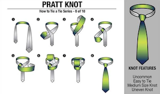  Simpul Dasi Model Pratt Knot (shelby knot)