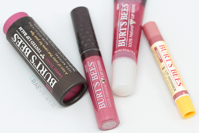 the raeviewer - a premier blog for skin care and cosmetics from an  esthetician's point of view: Burt's Bees Lip Gloss, Lip Shimmer, Lip Shine,  and Tinted Lip Balm Reviews, Photos, Swatches