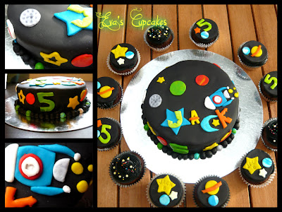 Eva's Cupcakes: Outer Space cake