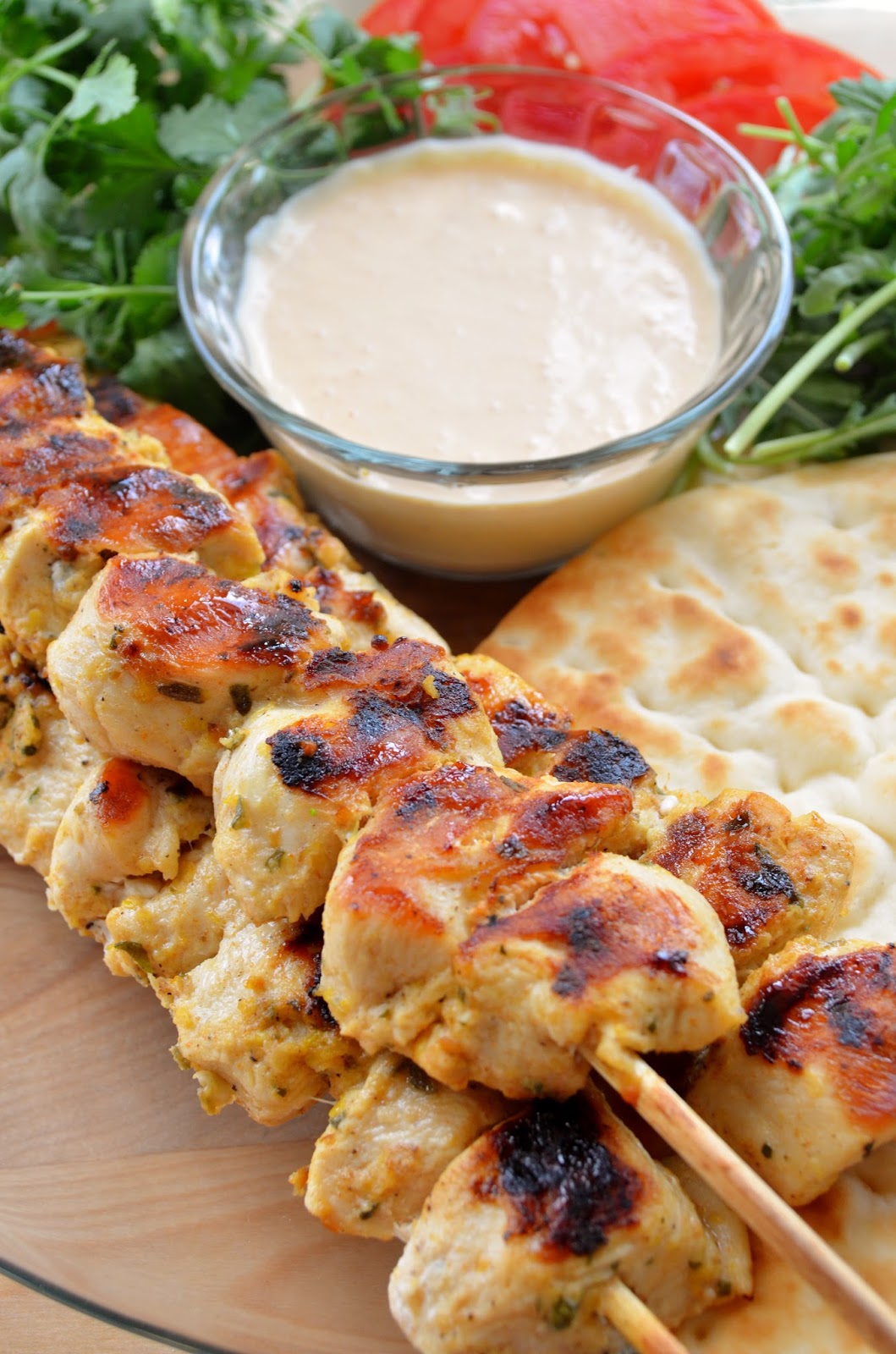 Basil: Lemon Chicken Pita with Spicy Garlic Sauce