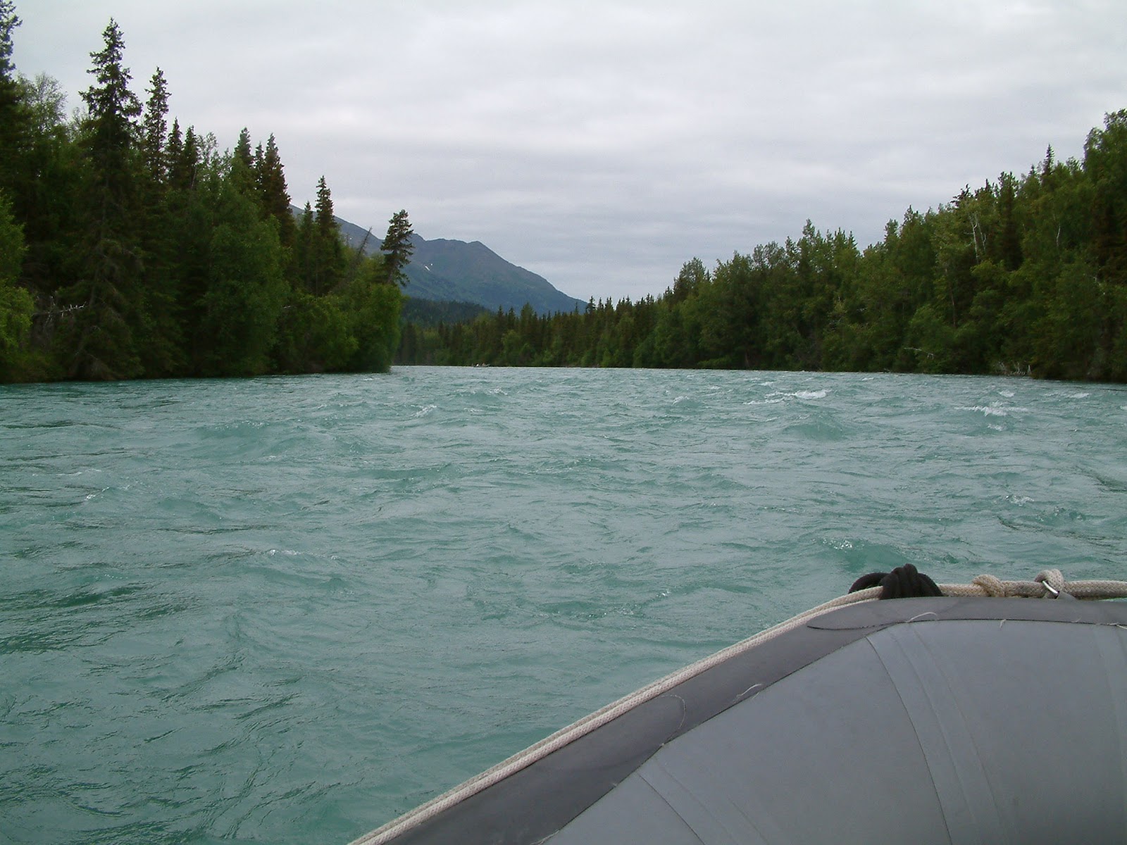Toy Hauling The USA 2008 July Cooper Landing, Rafting the Kenai River