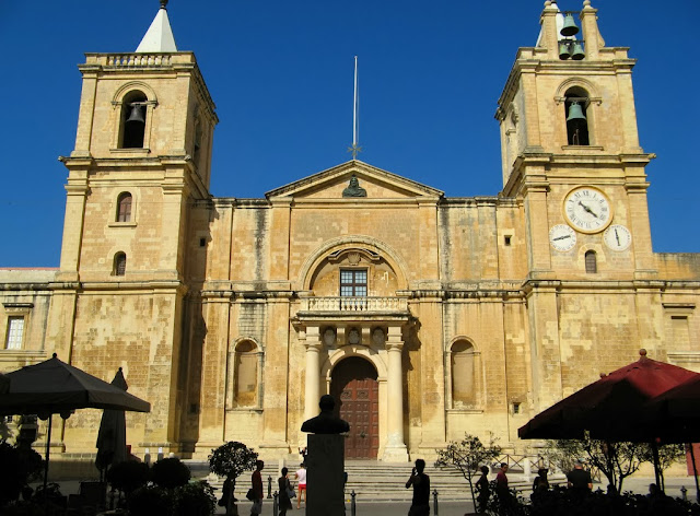 Saint John's Co-Cathedral built in the 16th century by the Knights of Malta. Photo: Ondablv.