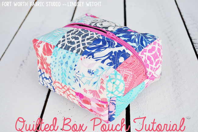 Quilted Pencil Box Pouch {A-Z Series, Q} - The Ribbon Retreat Blog