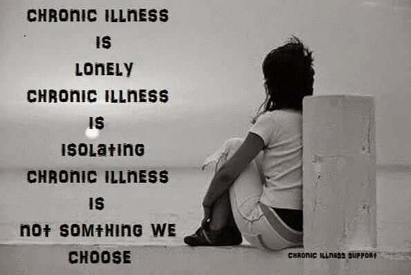 the isolating loneliness of chronic