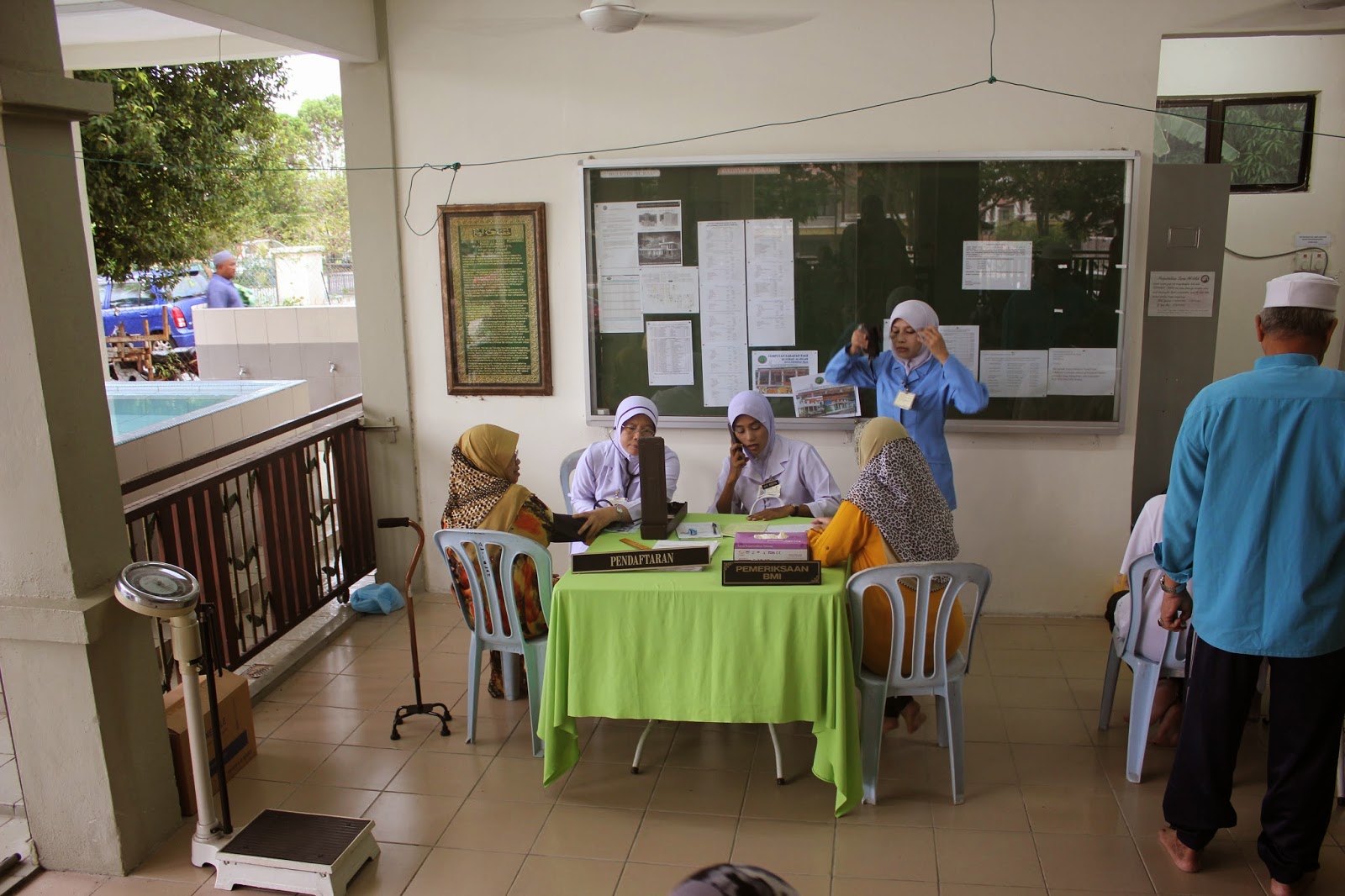 Surau Al-Islah Kota Seriemas: Pemeriksaan Kesihatan oleh Klinik