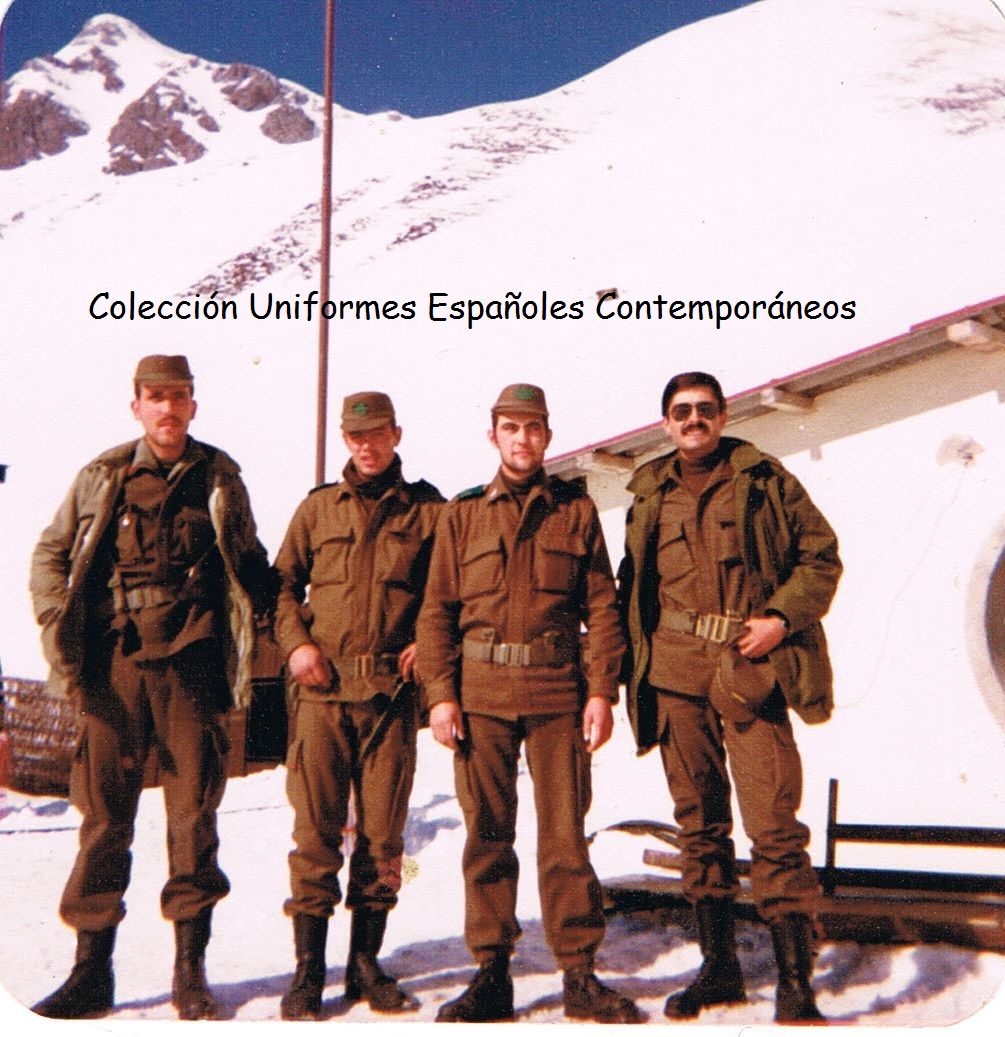 Uniformes españoles contemporáneos del ejército español CAPITÁN DE