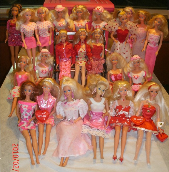 Valentine’s Day Barbie dolls from Target and Hallmark special edition Valentine Barbies
