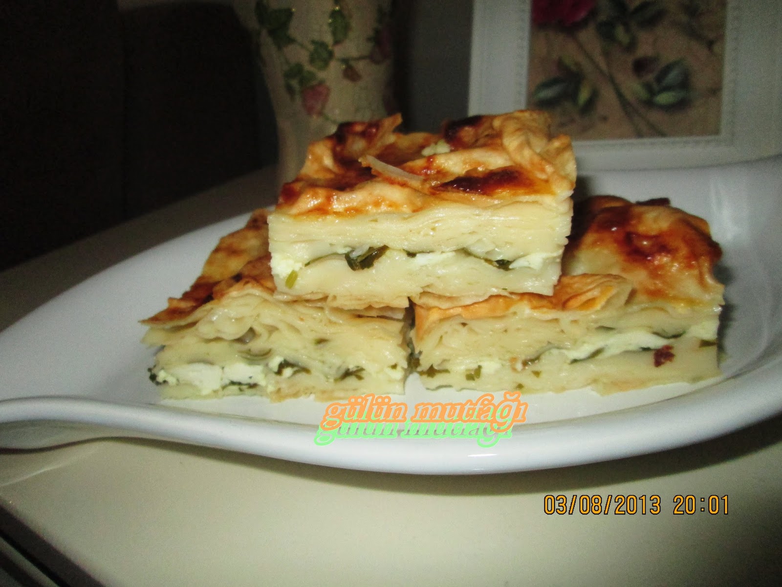 GÜLÜN MUTFAĞI Hazır su böreği yufkasından su böreği