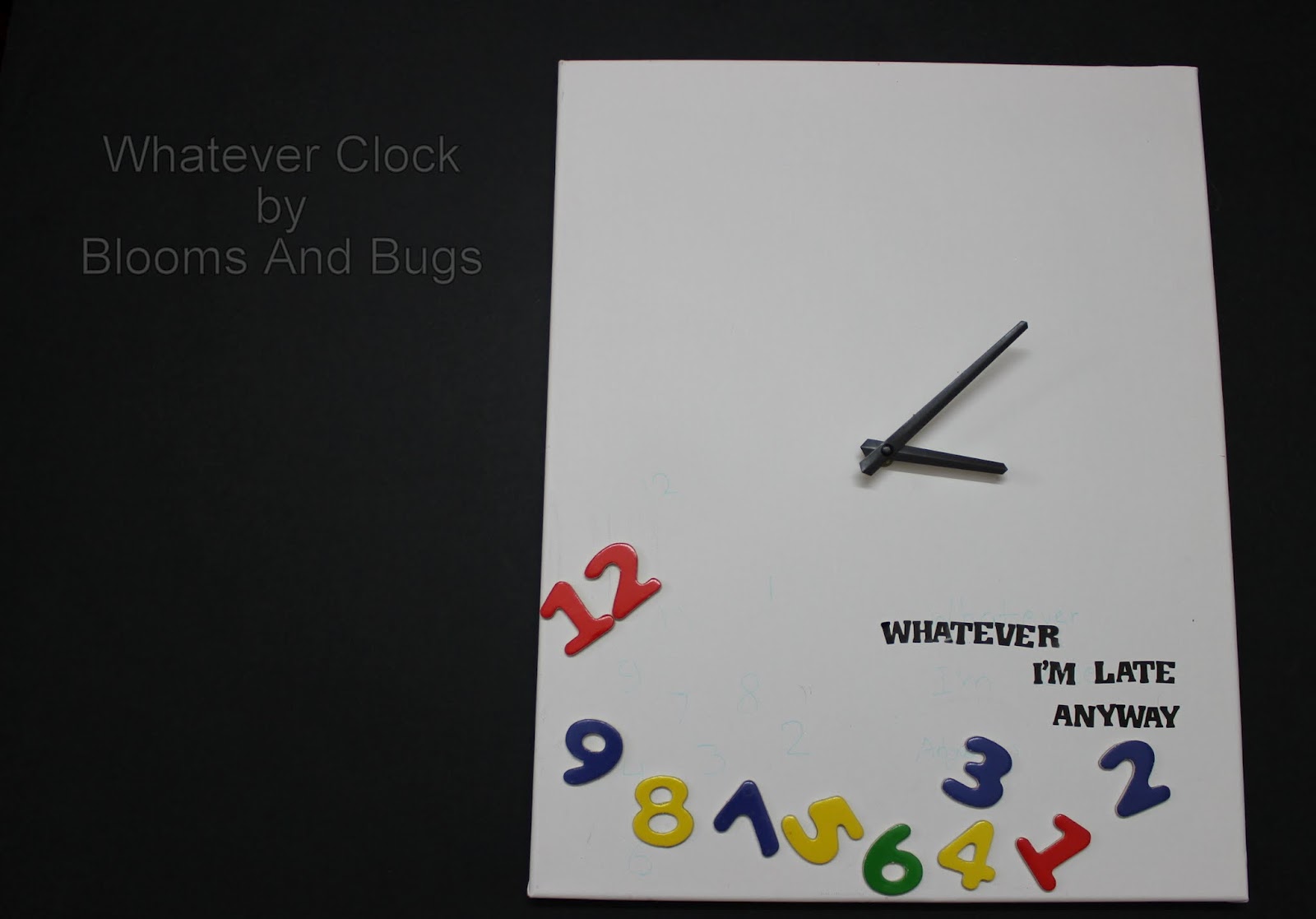 DIY whatever clock tutorial