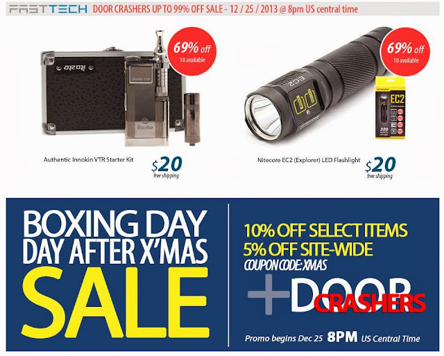 Vapor Joes Daily Vaping Deals ITS CHRISTMAS FASTTECH'S DOOR BUSTER