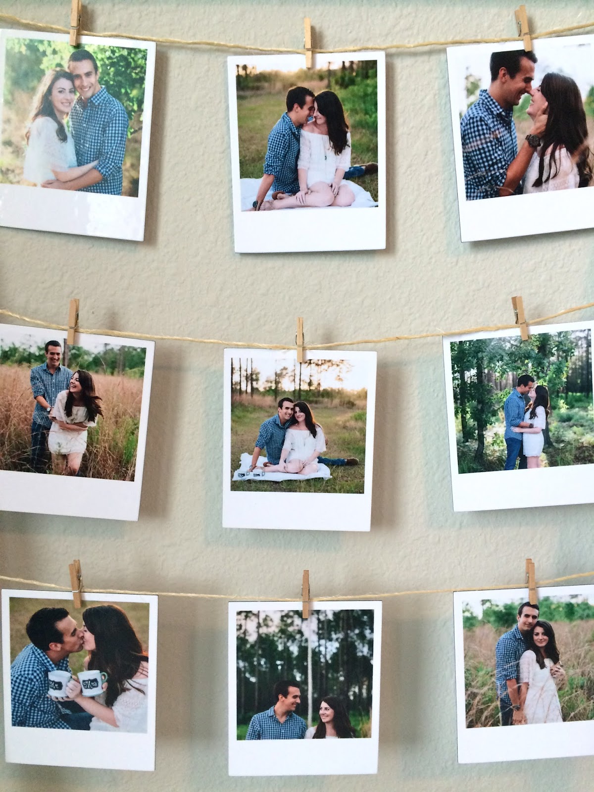 DIY Clothesline Picture Frame The Everyday Aesthetic