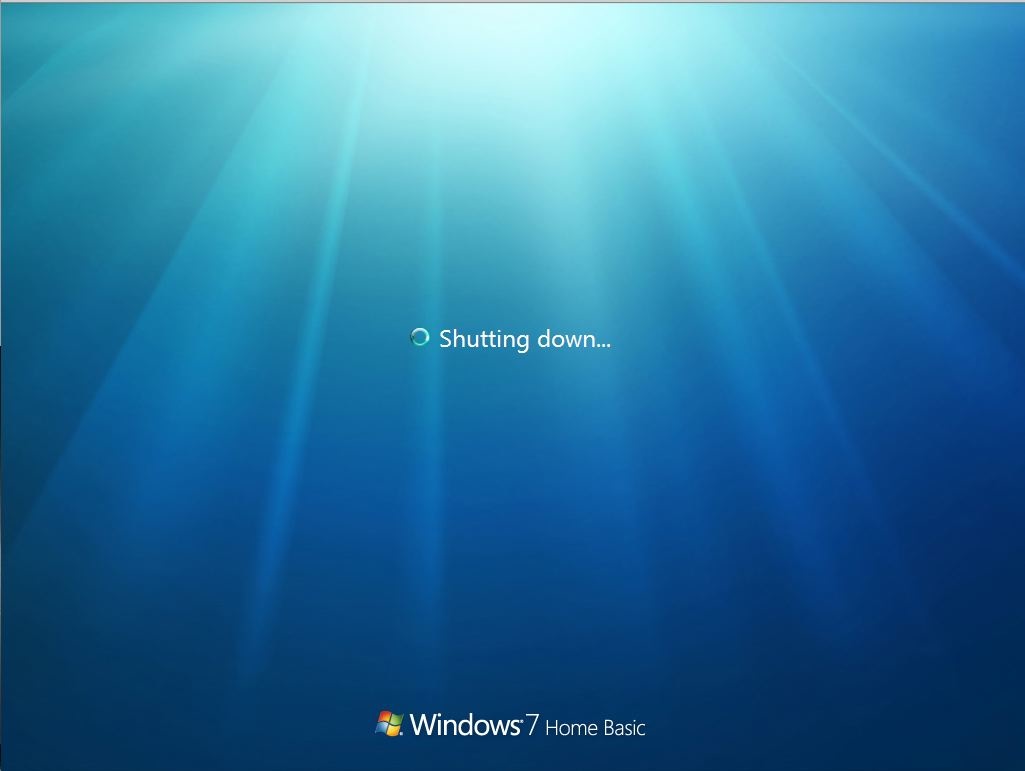 Shutdown Computer Windows 7