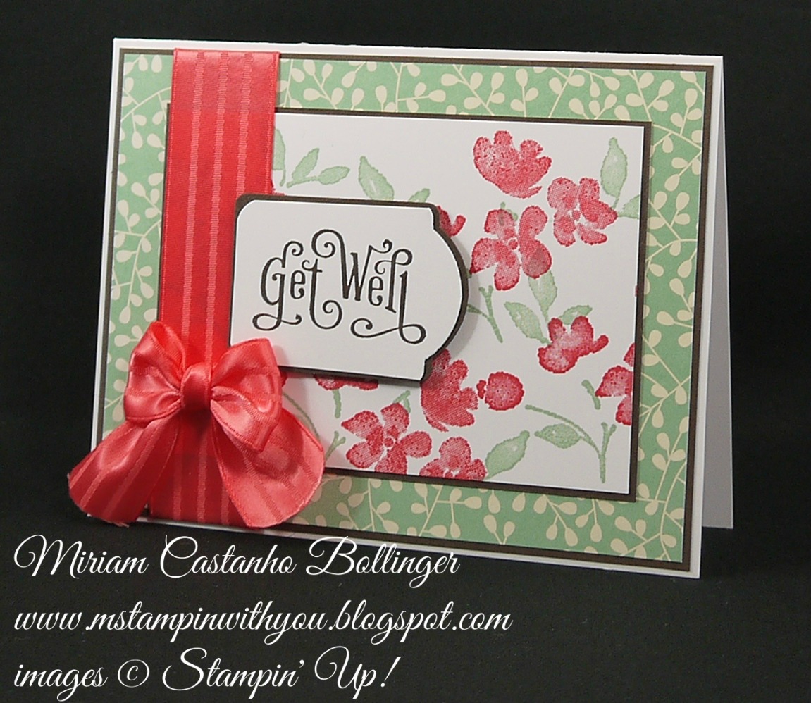 M Stampin' with you Rough start