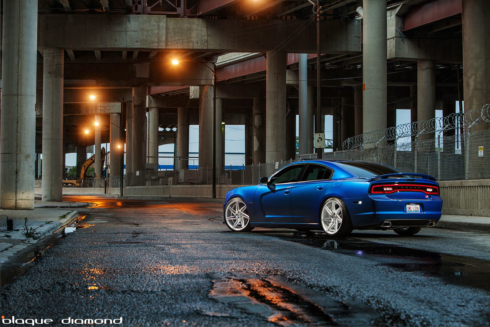 Dodge Charger RT With 22 Inch BD-1's in Silver Polish - Blaque Diamond Wheels