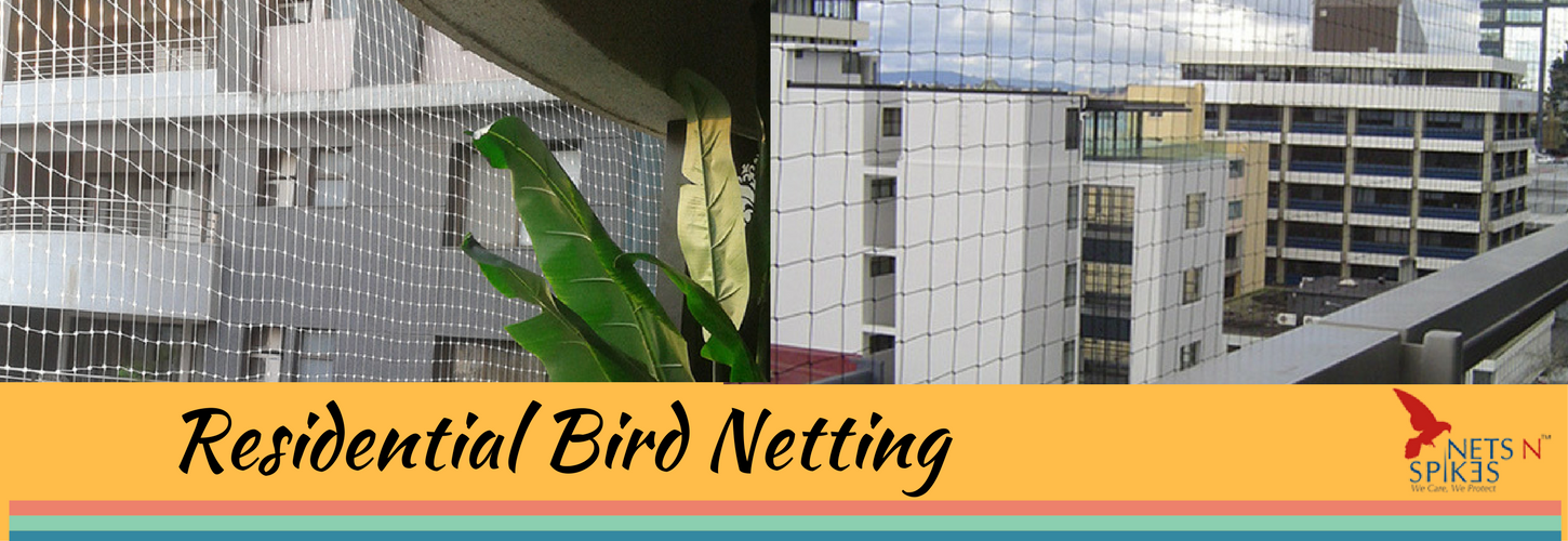 Residential Bird Netting in India : Nets N Spikes