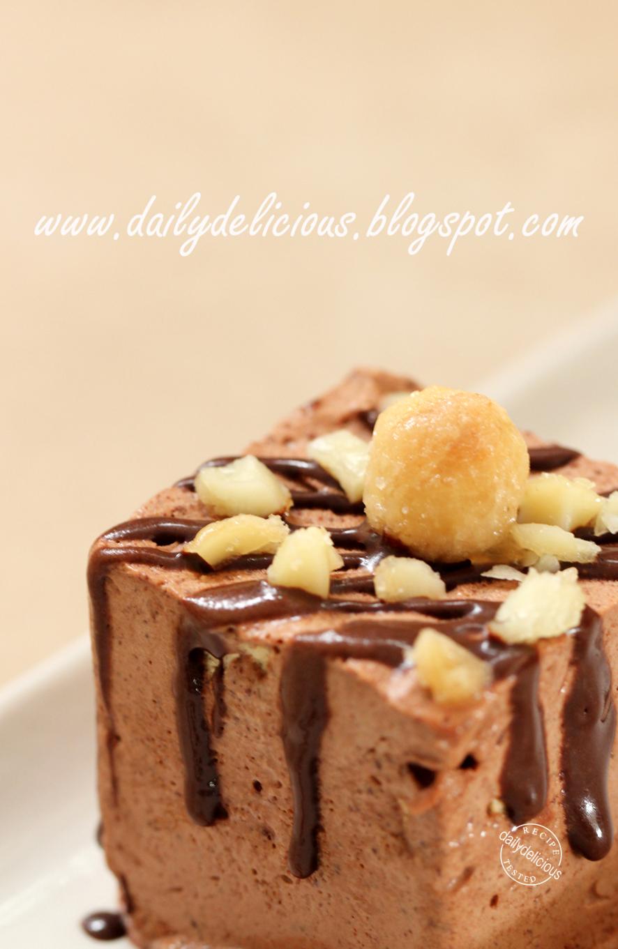 dailydelicious Chocolate and Meringue Semifreddo Hand made, Home made