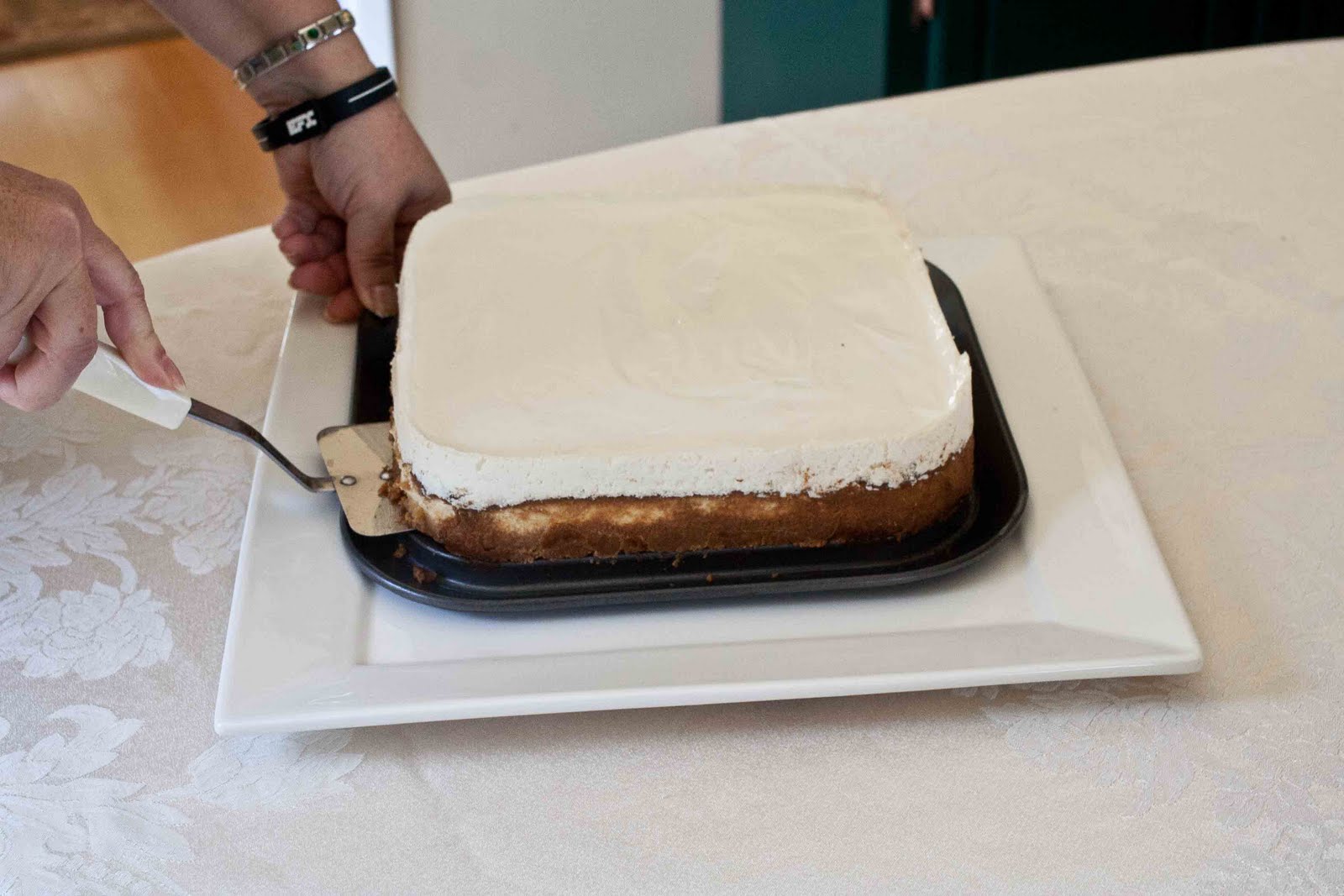 FOODjimoto Grandma Kimbro's 2 Layer Cheesecake