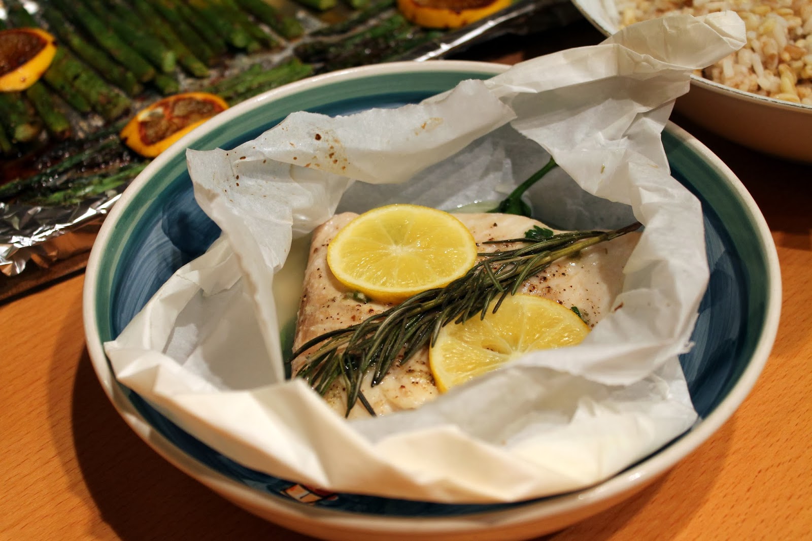 Food for Thought Baked Fish en Papillote
