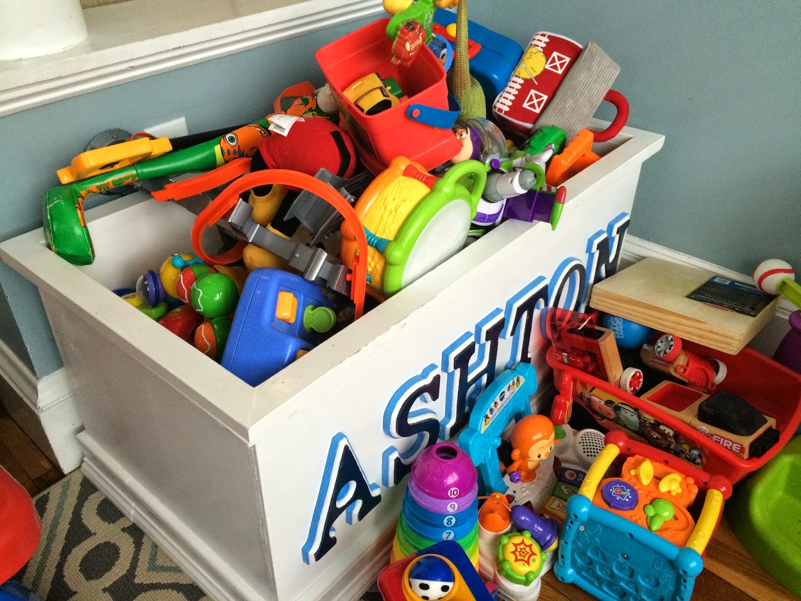 A New Nill Before and After Toy Storage