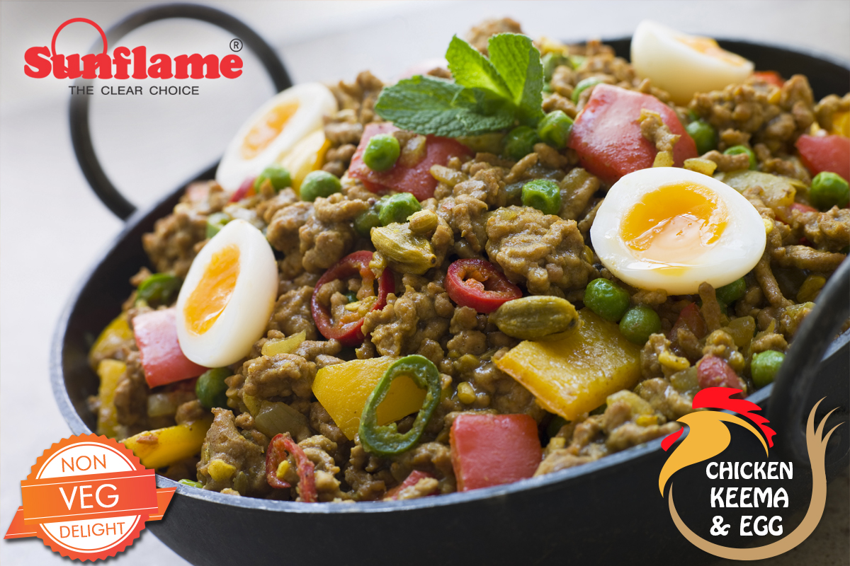 Non Veg Delight Chicken keema & Egg