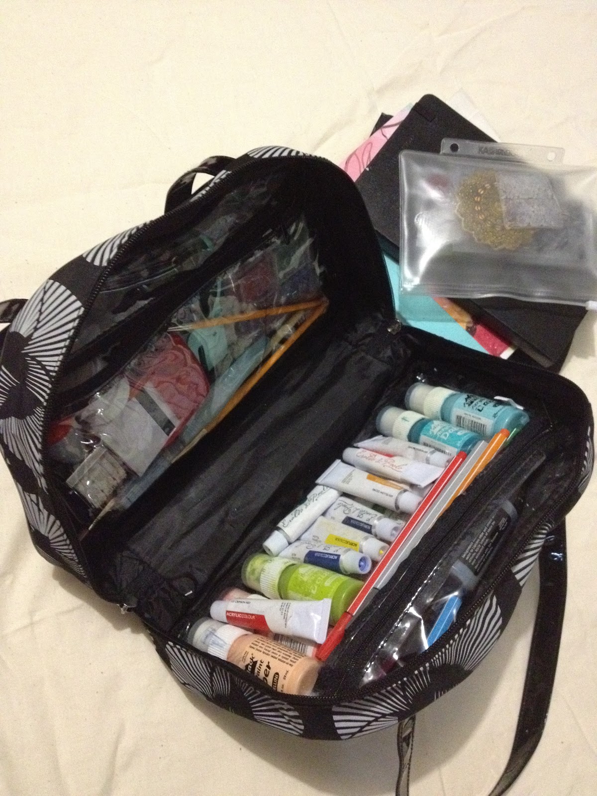 Artful Fancies by Melita Bloomer Travel Art Kit