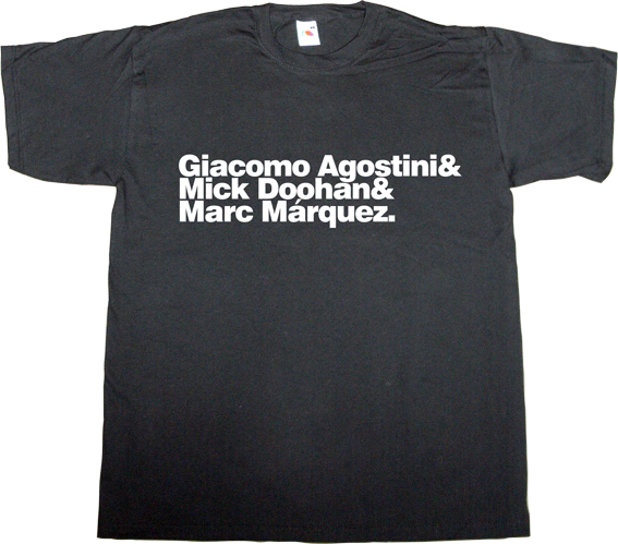 motogp record breaker legends marc marquez giacomo agostini mick doohan t-shirt ephemeral-t-shirts