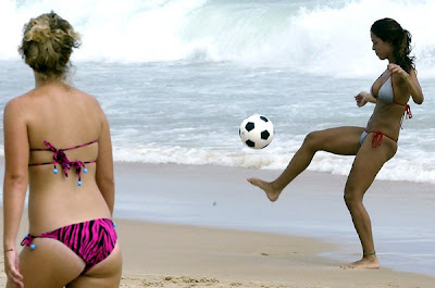 women beach football