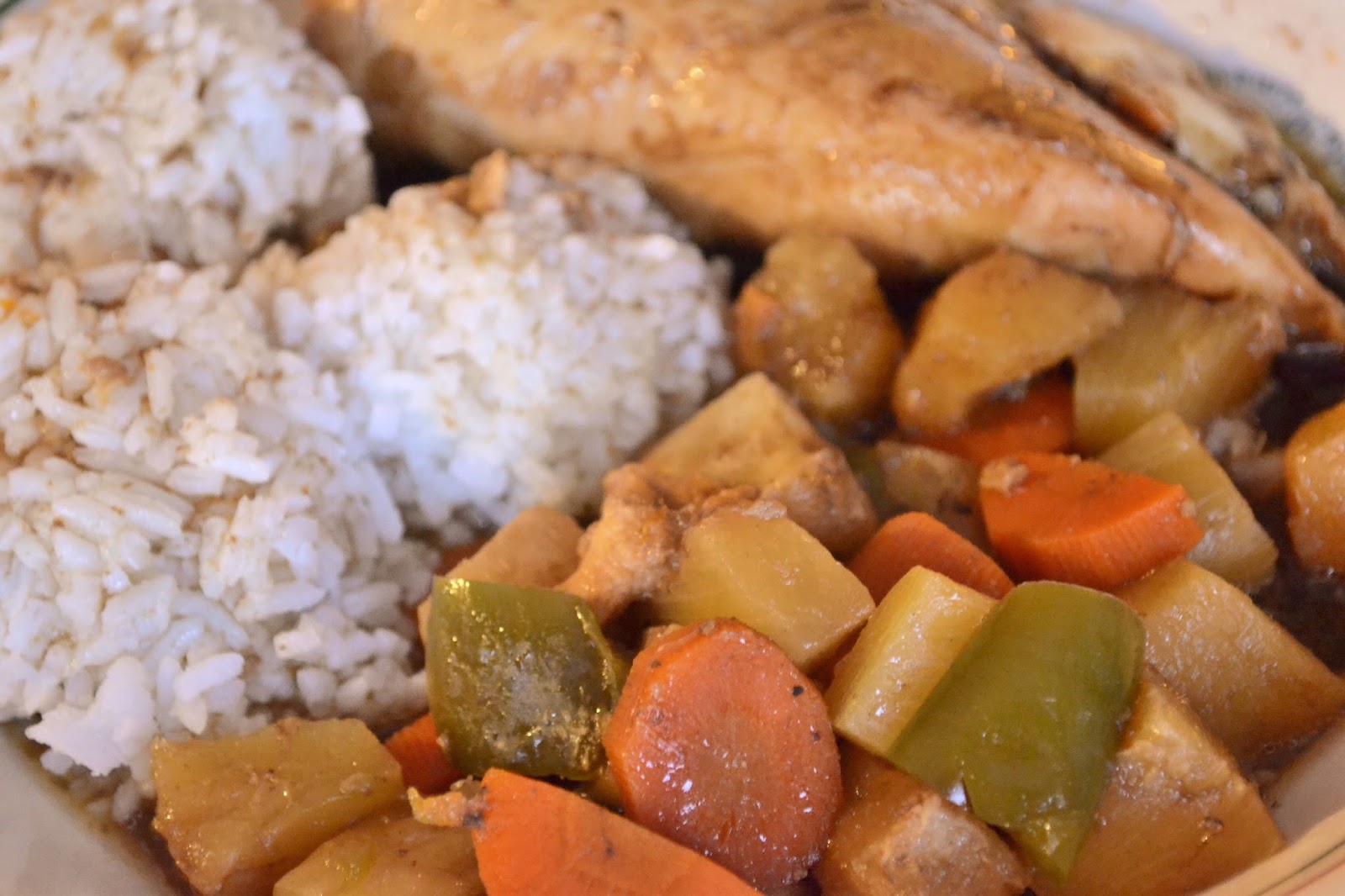 Cast Iron Stew Crock Pot Teriyaki