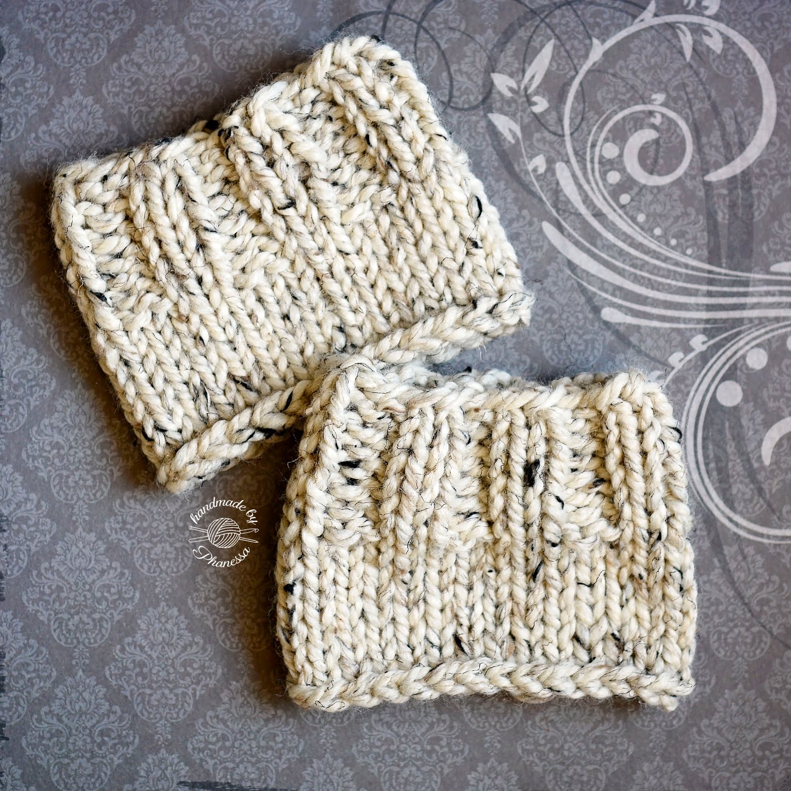 Phanessa's Knits Basic Knit Boot Cuffs