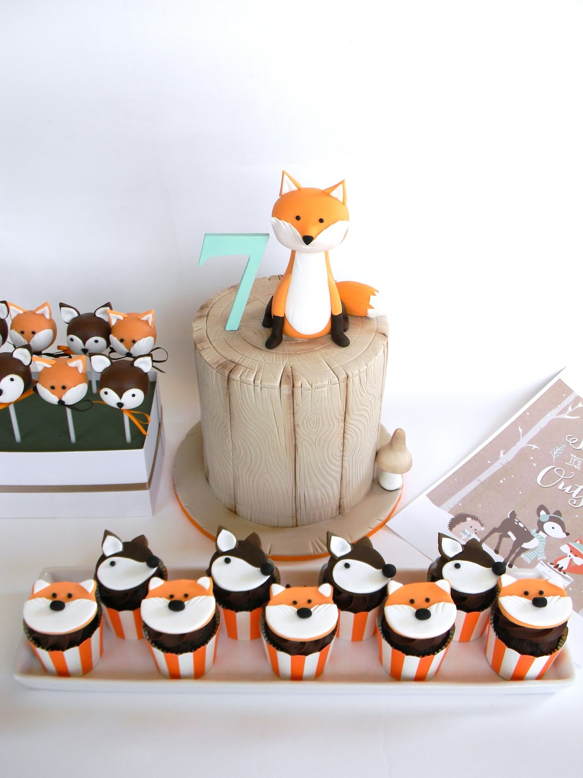 Woodland Themed Cake Toppers Woodland Themed Cake Toppers