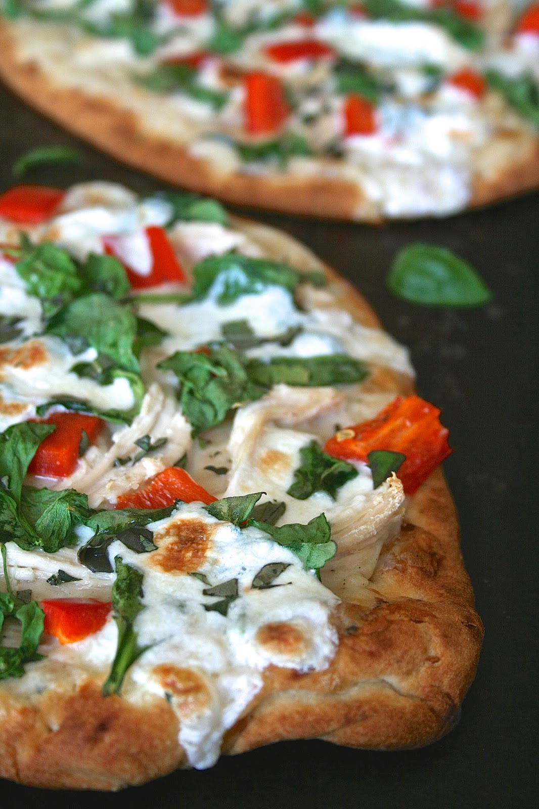 Oregon Transplant Roasted Garlic and Chicken Flatbread