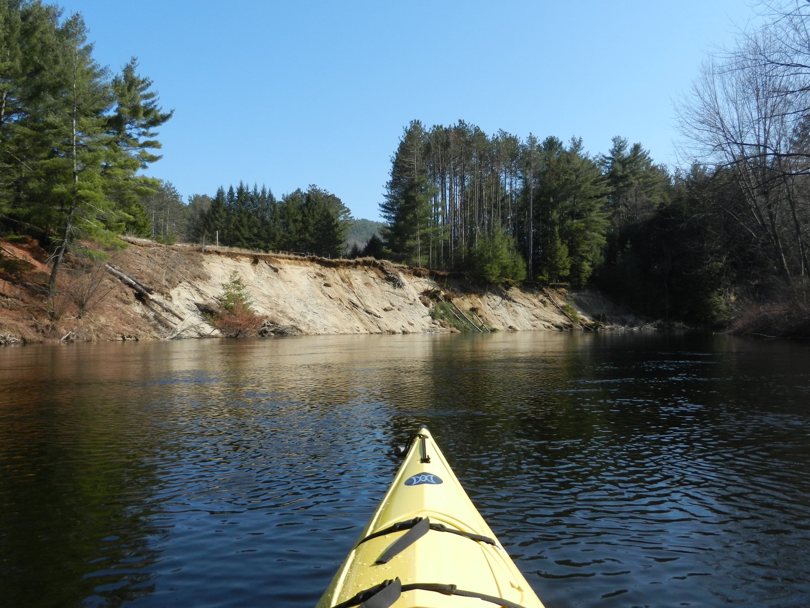 Off on Adventure Kayaking the Schroon River Warrensburg, NY 3/18/12