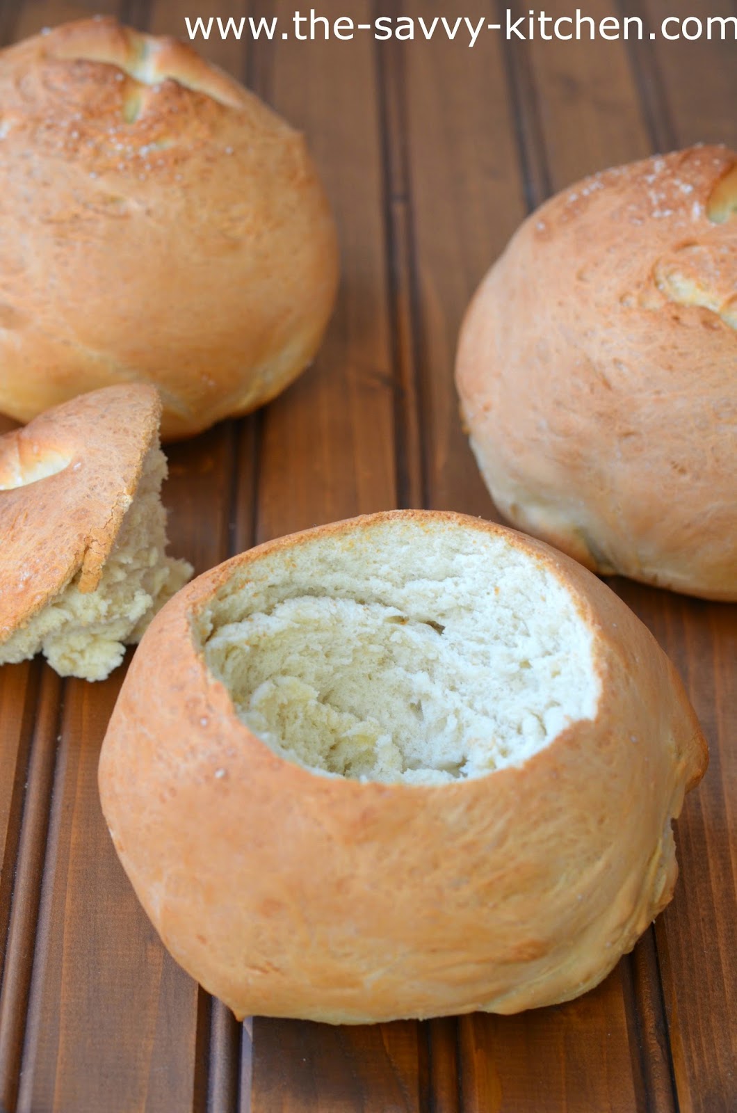 The Savvy Kitchen Quick and Easy Bread Bowls