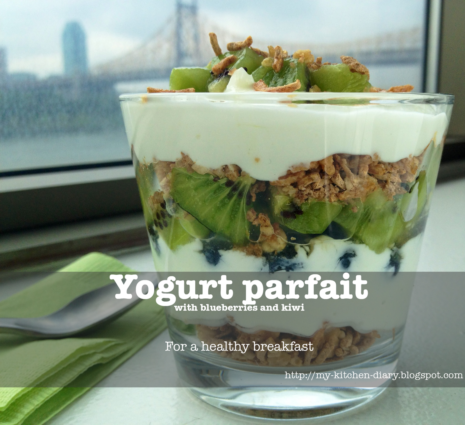 My Kitchen Diary Yogurt parfait