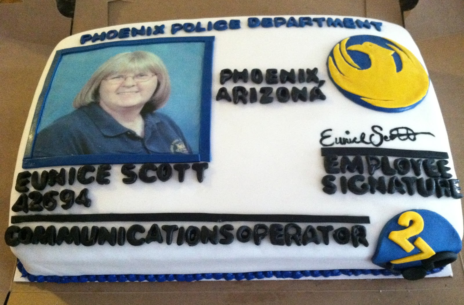 911 dispatcher retirement cake 