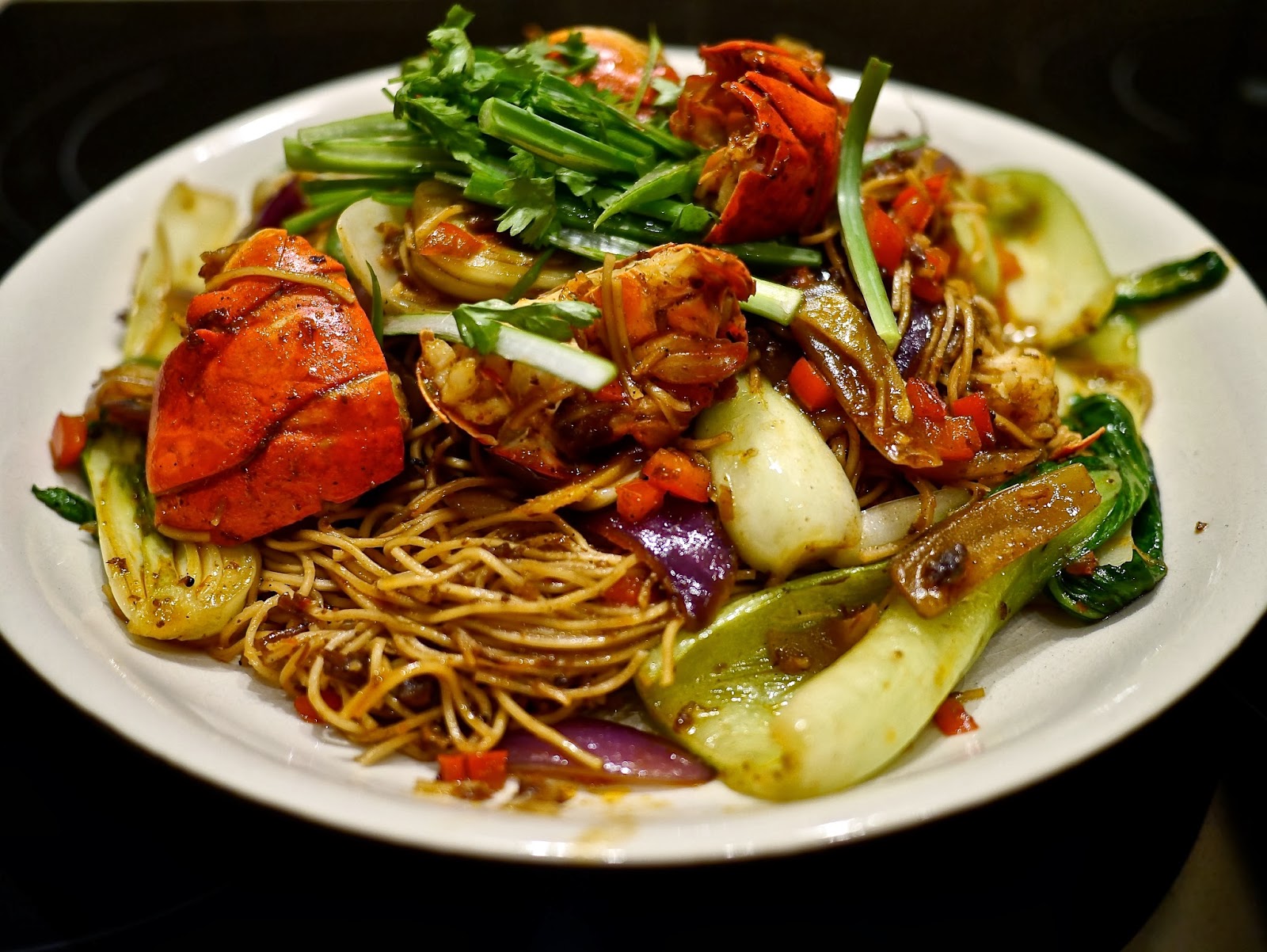 The Insatiable Eater Recipe Lobster Noodles in XO sauce