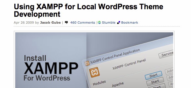 XAMPP for Local WordPress Theme Development XAMPP for Local WordPress Theme Development