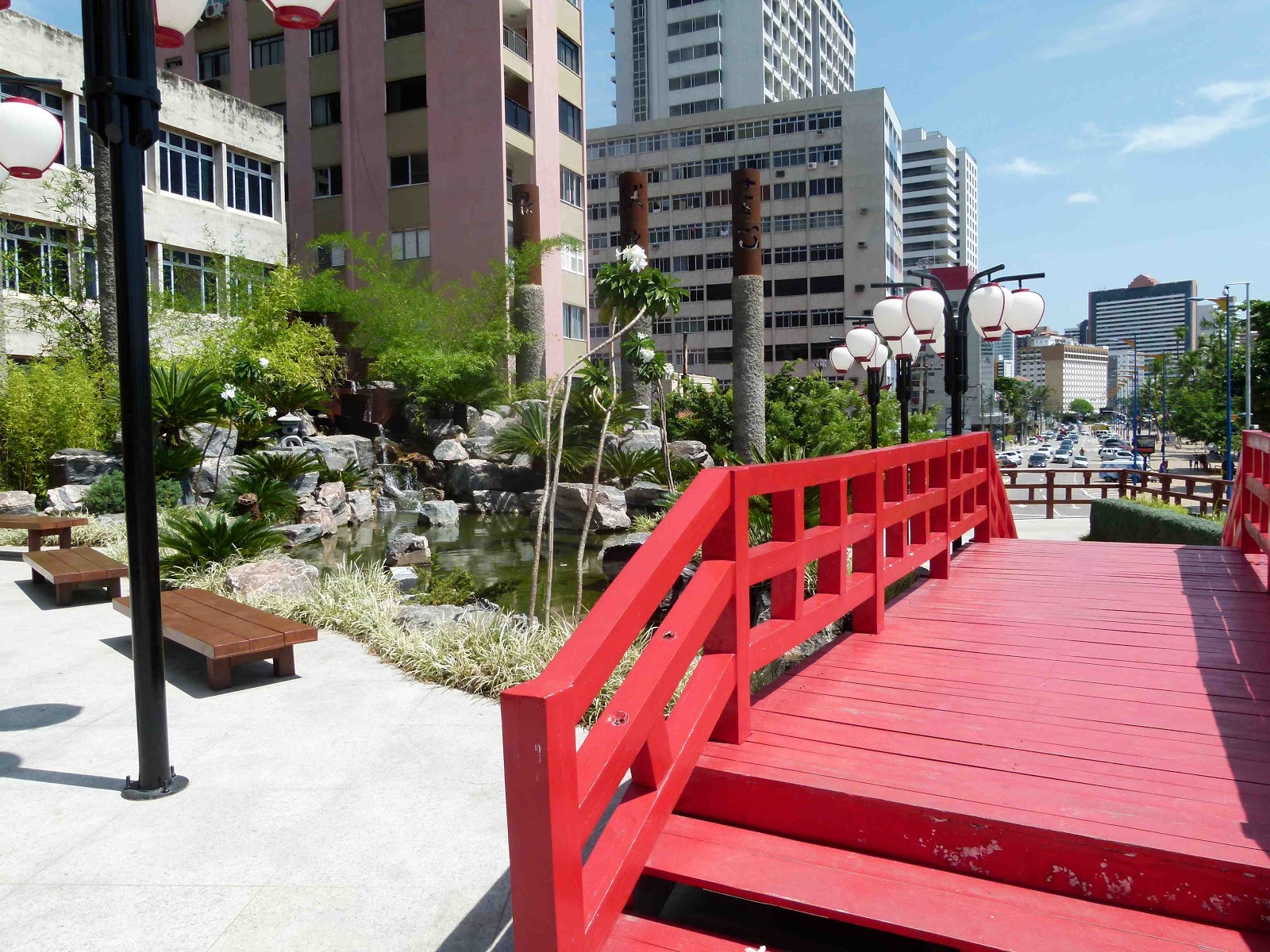 imagens jardim japones:local conta com bancos, mas poucos espaços com sombra. Uma pena! imagens jardim japones:local conta com bancos, mas poucos espaços com sombra. Uma pena!