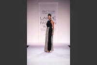 Sizzling actress Neha Dhupia walk the ramp at Lakme Fashion Week 2014 for Payal Singhal 