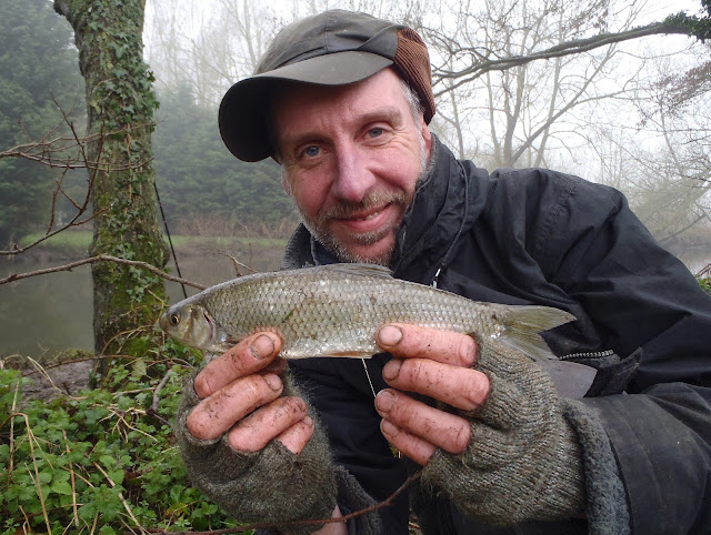Not a PB on his occasion. A good dace from the Warwickshire Avon