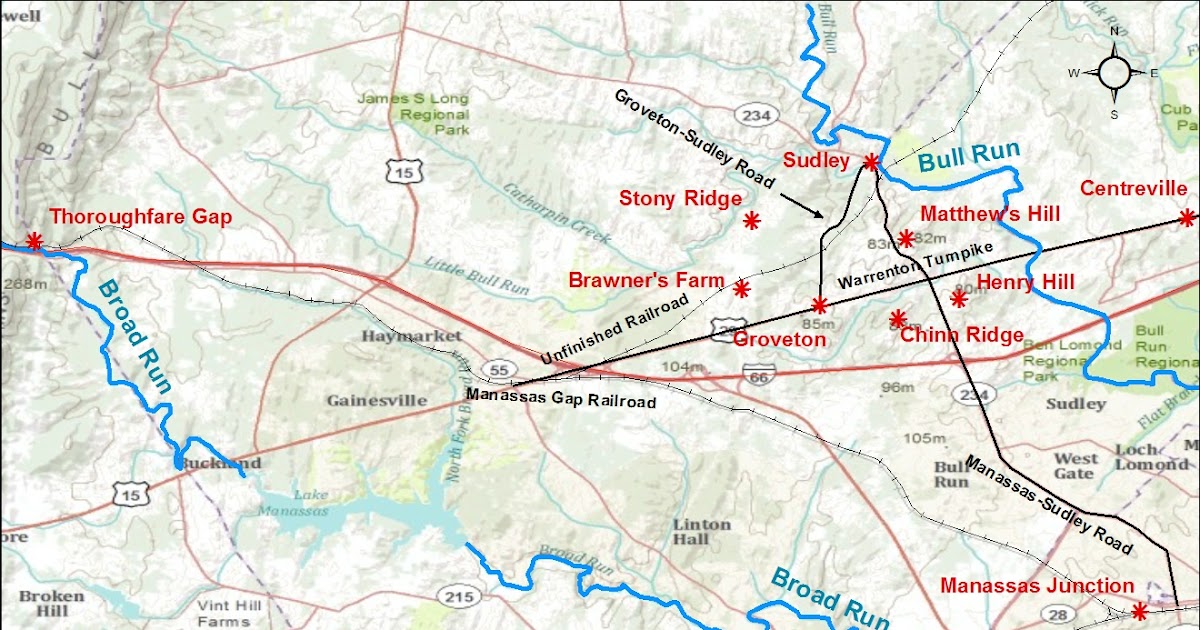 Geographia Understanding Military Geography The Battle of Manassas